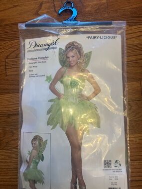 Dreamgirl Fairy-Licious Adult Fairy Costume - Light Green. Size small